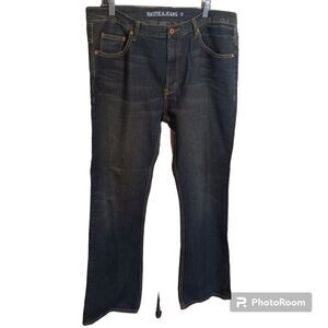 Vintage Nautica Mens Cotton Dark Wash Jeans 36/32